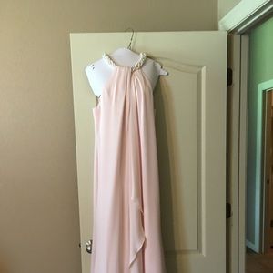 Calvin Klein Blush Mother of the Bride Dress
